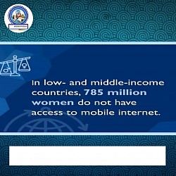 Mobile Internet access by women
